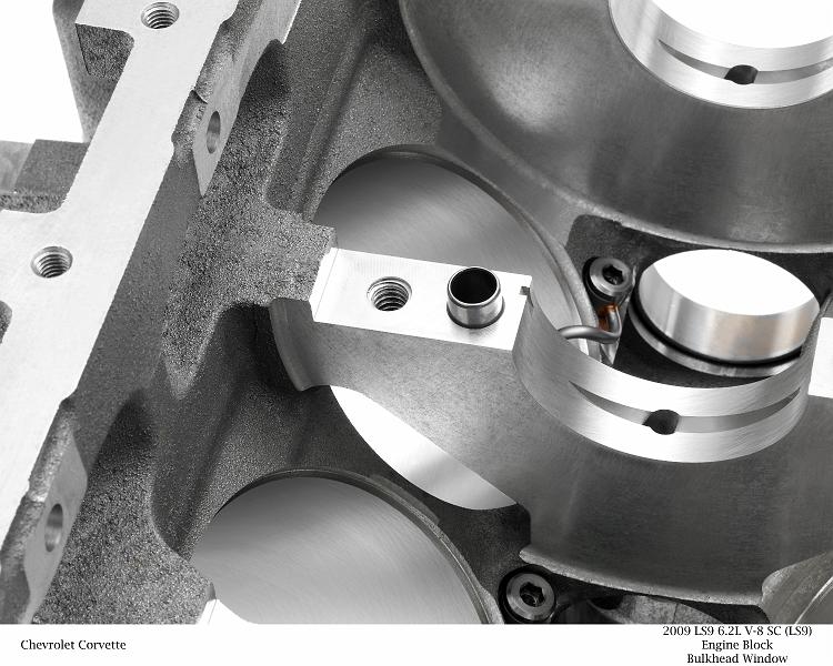 X09PT_EP007.jpg - 2009 LS9 6.2L V-8 SC (LS9) Engine Block Bulkhead Window for Chevrolet Corvette. X09PT_EP007  (United States)