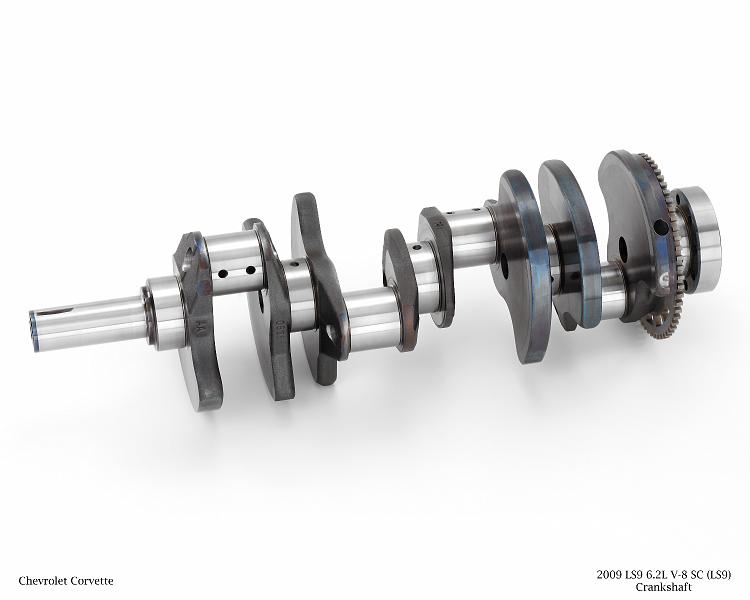 X09PT_EP020.jpg - 2009 LS9 6.2L V-8 SC (LS9) Crankshaft for Chevrolet Corvette. X09PT_EP020  (United States)