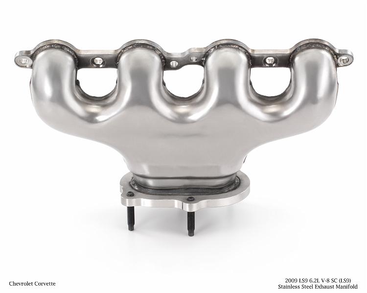 X09PT_EP021.jpg - 2009 LS9 6.2L V-8 SC (LS9) Stainless Steel Exhaust Manifold for Chevrolet Corvette. X09PT_EP021  (United States)
