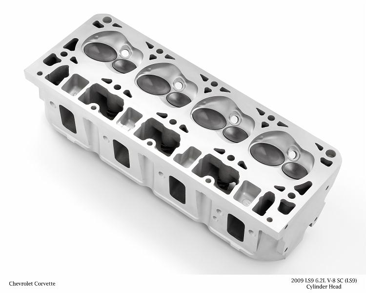 X09PT_EP025.jpg - 2009 LS9 6.2L V-8 SC (LS9) Cylinder Head for Chevrolet Corvette. X09PT_EP025  (United States)