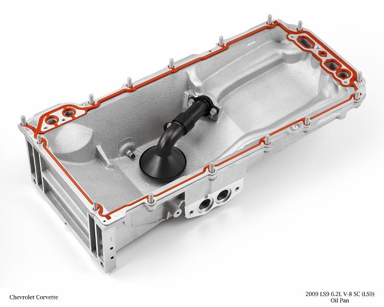 X09PT_EP027.jpg - 2009 LS9 6.2L V-8 SC (LS9) Oil Pan for Chevrolet Corvette. X09PT_EP027  (United States)
