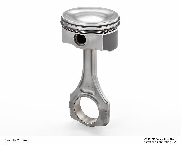 X09PT_EP030.jpg - 2009 LS9 6.2L V-8 SC (LS9) Piston and Connecting Rod for Chevrolet Corvette. X09PT_EP030  (United States)