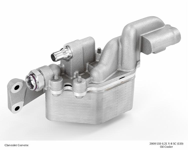 X09PT_EP034.jpg - 2009 LS9 6.2L V-8 SC (LS9) Oil Cooler for Chevrolet Corvette. X09PT_EP034  (United States)