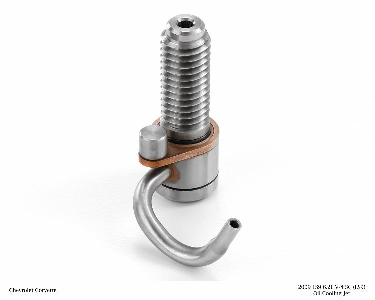 X09PT_EP035.jpg - 2009 LS9 6.2L V-8 SC (LS9) Oil Cooling Jet for Chevrolet Corvette. X09PT_EP035  (United States)