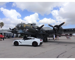 Corvette and B17 F Fortress